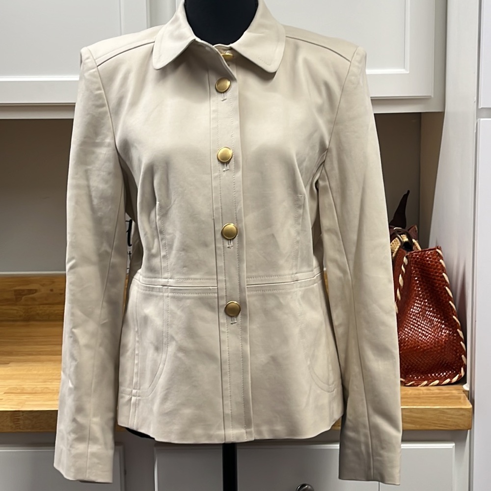 Rafaella Petites Blazer Jacket With Gold Buttons